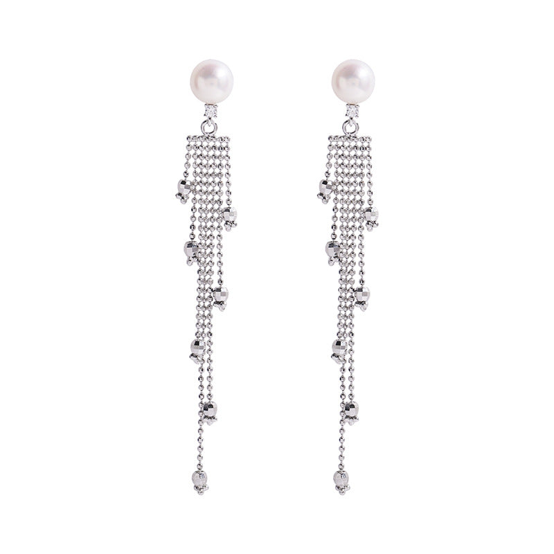 Cascade Grace – 7mm Freshwater Pearl Earrings
