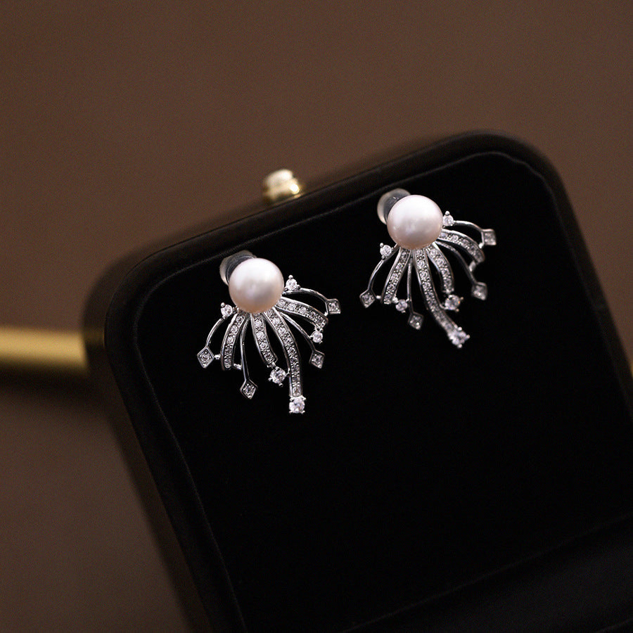 05 - Blossom Grace – Freshwater Pearl Earrings