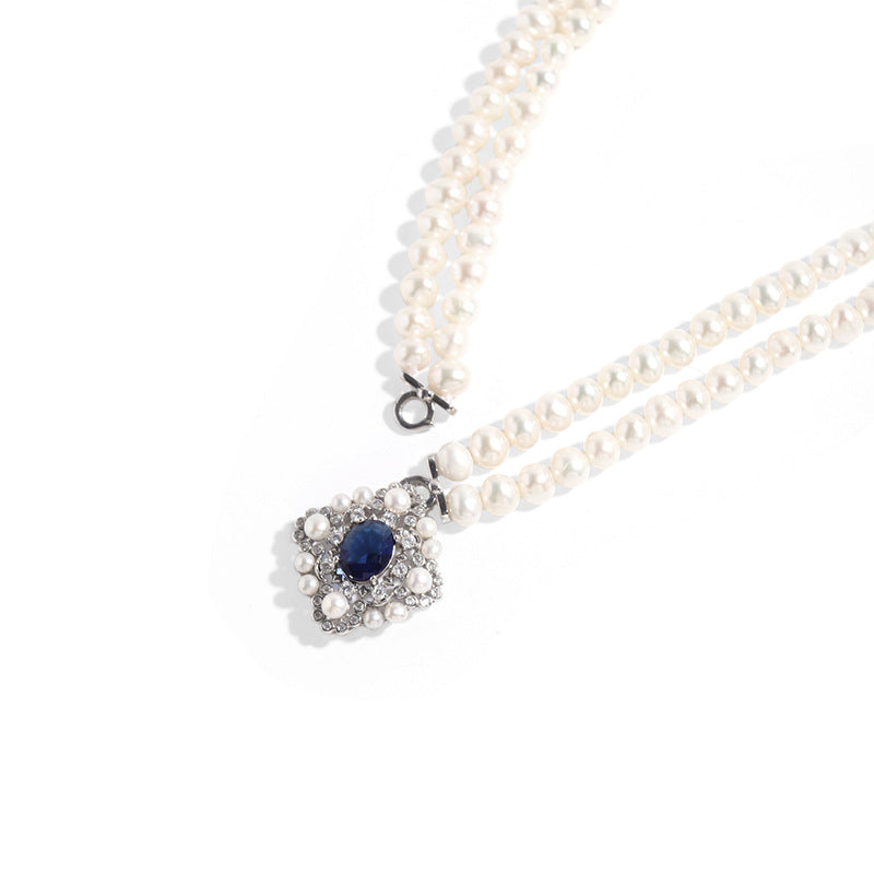 Vienna Bloom – Double Strand Pearl Choker