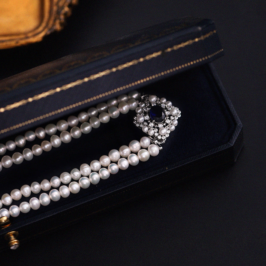Vienna Bloom – Double Strand Pearl Choker
