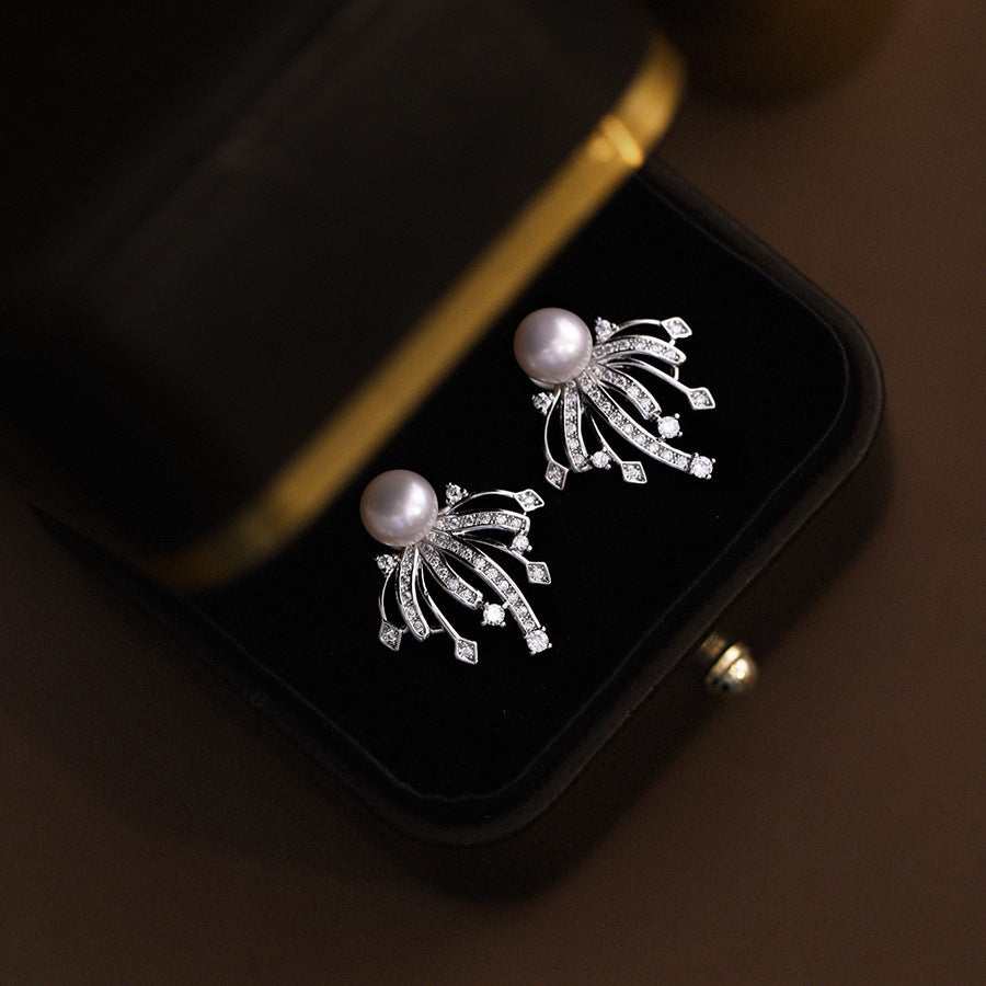 05 - Blossom Grace – Freshwater Pearl Earrings