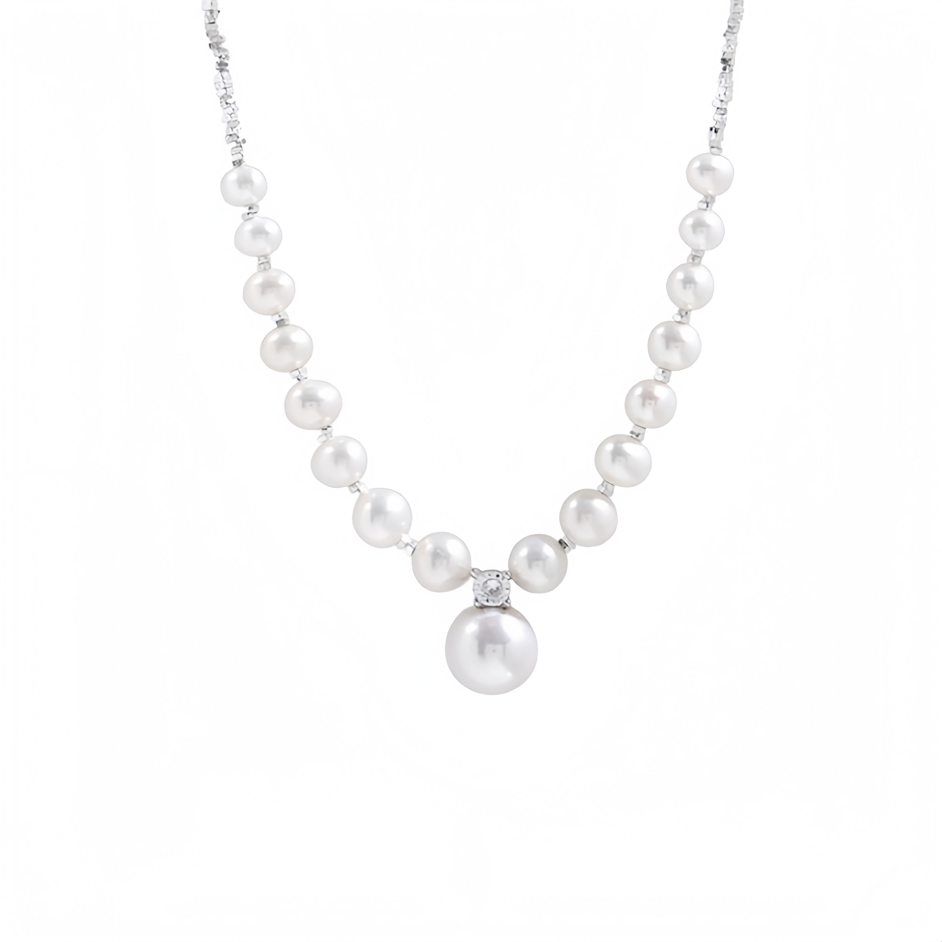Bridal Elegance – Classic Drop Pearl Necklace